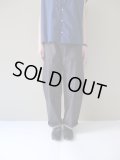 FIRMUM　スーピマコットンムラ糸セルビッチデニムワイドストレートパンツ　INDIGO
