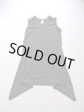 NO CONTROL AIR　ポリエステルスパン天竺ノースリーブTシャツ　Charcoal Grey