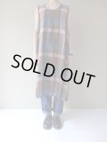 nooy　ブロックチェックパークドレス　BR/PK