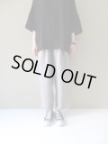  FIRMUM　25/1リネンビエラミニタックパンツ　GREY DYED