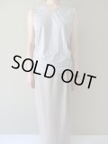 NO CONTROL AIR　南インド超長綿120/2精紡交撚天竺ノースリーブ　Light Grey top