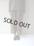 FIRMUM　コットン8ウェルヘヴィーコーデュロイワイドパンツ　KHAKI BROWN