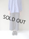 NO CONTROL AIR　ライトポリエステルラフツイルストレートパンツ　Grey&Navy