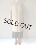 utilite　シンサレートリバーシブルコート　ベージュ×ネイビー