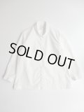 NO CONTROL AIR　60/1スーピマコットンタイプライターAラインシャツ　Off White