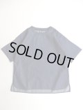 TISSU　フハクハーフTシャツ　インディゴブルー