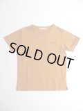 tannossa　ソフトスラブ天竺半袖Tシャツ　APRICOT