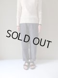  BRENA　FRENCH LINEN DENIM COQ PANTS　INDIGO