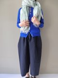 COOVA　シルクリネンワッシャーストール　エメラルド