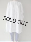 BRENA　FRENCH CLEAR LINEN TRAVAIL ONEPIECE　WHT