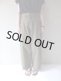  FIRMUM　コットンヘヴィータイプライターワイドパンツ　OLIVE