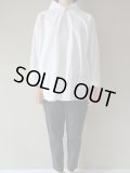 FIRMUM　ラフコットンシーチングフードシャツ　OFF WHITE