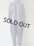 NO CONTROL AIR　2/80 120'sウールプレーンガーゼスタンドカラーシャツ　Dark Grey top