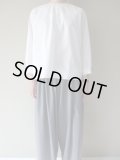 NO CONTROL AIR　コットン100/2コーマ高密ノーカラーシャツ　Off White