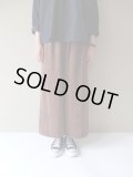 NO CONTROL AIR　ポリエステルコーデュロイ 脇タックパンツ　Marron