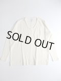  NO CONTROL AIR　2/72オフスケールウールテレコクルーネックプルオーバー　Off White