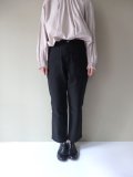 BRENA　BACK SATIN STRING-BAKER PANTS　BLK