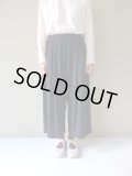 atelier naruse　ラムウールワイドパンツ　ネイビー