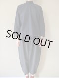NO CONTROL AIR　コットン100/2コーマ高密ブロードスタンドカラーシャツ　Navy