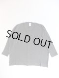 NO CONTROL AIR　モダール・ベアテレコ7分袖プルオーバー　Grey top
