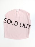 NO CONTROL AIR　キュプラコットン・フィブリルカルゼフレンチスリーブプルオーバーシャツ　Rose Pink