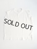 FIRMUM　交編ライトワッフルニットフレンチスリーブプルオーバー　OFF WHITE