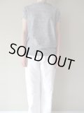tannossa　コットンボトルネックTシャツ　GREY