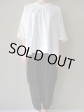 NO CONTROL AIR　120/2王妃綿・天竺オーバーサイズプルオーバー【AR_NC183T6】　Off White