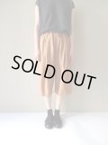  NO CONTROL AIR　リネンライク・チンツブッチャーワイド6分丈パンツ　Orange
