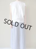 tannossa　オーガニック天竺オフショルダープルオーバー　WHITE