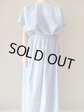 nooy　ダブルシャツストライプエンベロップブラウス　BL stripe