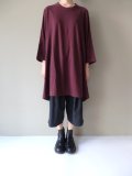  ◎ FIRMUM　16/-レーヨン混ネップ天竺ビッグシルエットプルオーバー【AR_FR123TF】　AZUKI