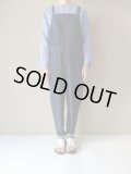 atelier naruse　コットンデニムサロペットパンツ　インディゴ