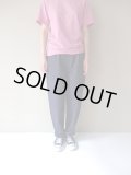 atelier naruse　コットンチノウエストゴムバルーンパンツ　ネイビー