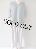 NO CONTROL AIR　ヴィスコースヘヴィーサテンプルオーバー【CW_NC062PO】　Blue Grey