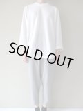  FIRMUM　交編ライトワッフルニットクルーネックPO　【CW_FR031TF】　OFF WHITE