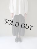 NO CONTROL AIR　ポリエステルフラノツイルワイドパンツ【CW_NC036PF】　Black