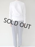 tannossa　カシミヤコットンクルーネックTEE WHITE