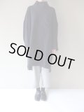 FIRMUM　コットン&ポリエステルマルチレイヤーニットモックネックロングプルオーバー【CW_FR074TF】　NAVY
