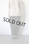 NO CONTROL AIR　ポリエステルフラノツイル切替ワイドパンツ【CW_NC038PF】　Graphite Grey