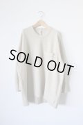 FIRMUM　ウルグアイウールダブルジャガードプルオーバー【CW_FR151TF】　BEIGE HERRINGBONE