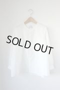  ● NO CONTROL AIR　マットポリエステルタイプライターノーカラーシャツ【TA_NC016SF】　Off White