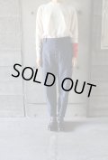 atelier naruse　コットンデニムペックトップパンツ　インディゴ