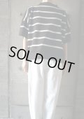 nicholson&nicholson  ISLAND-ST　BLK×WHT