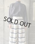 nooy　ハイネックシアーブラウス　navy
