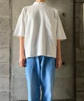   ● TISSU　ダンシングパイルモックネックTシャツ　TOPオフ