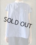 tannossa　フレンチスリーブシャツ　STRIPE