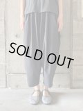  NO CONTROL AIR　マットポリエステルタイプライターパンツ【TA_NC019PF】　Black