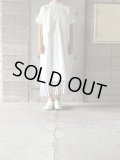 UNIVERSAL TISSU　ナチュラルタイプライター Apron Shirt-OP　シロ