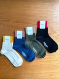 Hoffmann　ウール＆コットン鹿の子切り替えソックス　